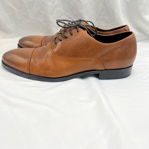 Gordon Rush Mitchell Oxford Leather Dress Shoes Mens 11.5. Excellent Condition - Picture 1 of 15